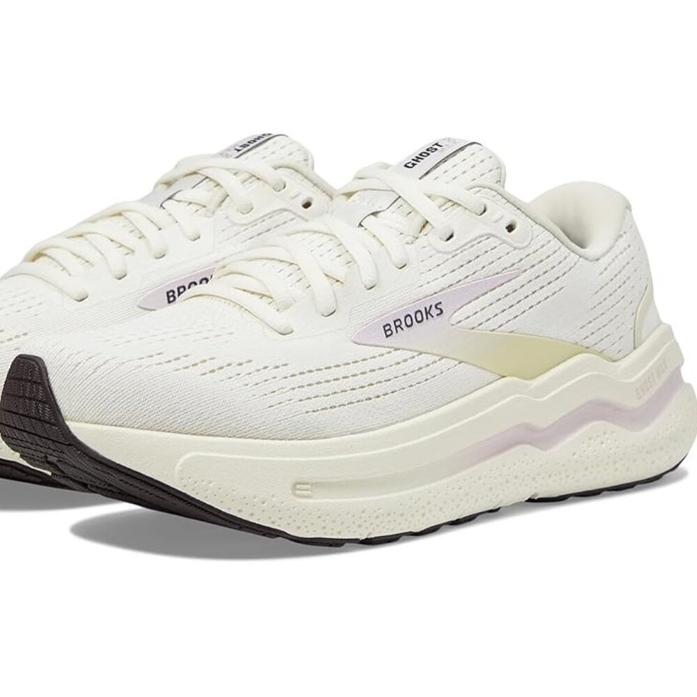 Brooks Ghost Max 2 Women's Size 8 (Wide B) Coconut | Lavender | Cream